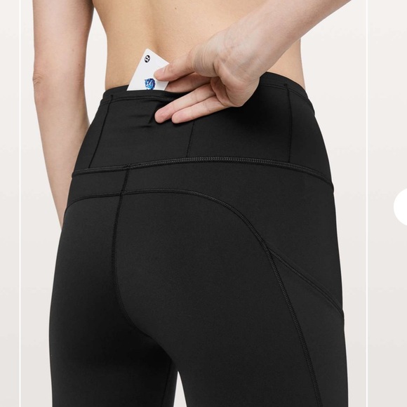 lululemon Fast & Free 28” Black Leggings - Picture 4 of 16
